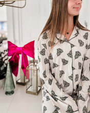 Load image into Gallery viewer, WINTER TREE • bamboo button down pj's (women) two-piece