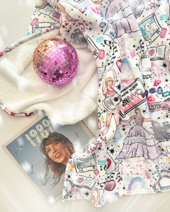 NIGHT TO REMEMBER • sherpa throw blanket (just restocked)