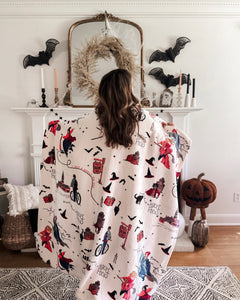 AMUCK, AMUCK, AMUCK • sherpa throw blanket (just restocked)