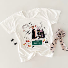 Load image into Gallery viewer, HOUSE IS HAUNTED• heavyweight tee (women + kids)