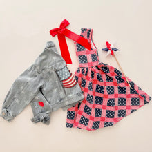 Load image into Gallery viewer, SATIN BOW (double layer) (blue or red)