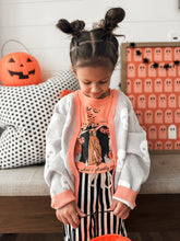 Load image into Gallery viewer, GHOSTLY SCENE • kids heavyweight tee (orange starburst) SALE