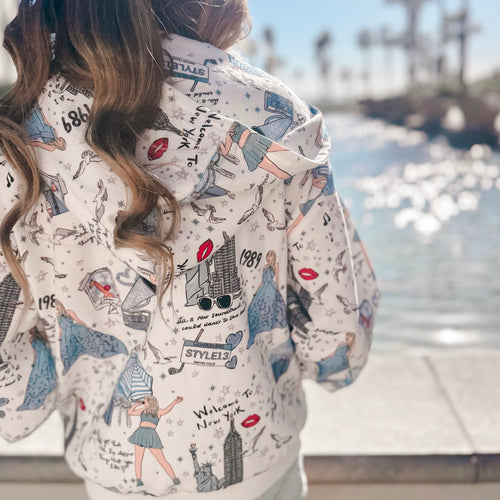 1989 STYLE • zipper hoodie (women + kids) (SALE)