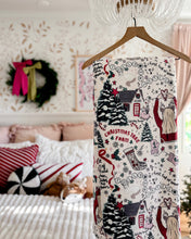 Load image into Gallery viewer, HOLLY &amp; RIBBON • sherpa blanket