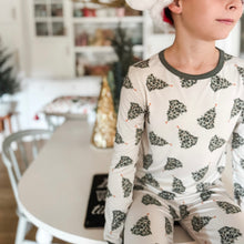 Load image into Gallery viewer, WINTER TREE • bamboo pajamas (baby, kids, youth)
