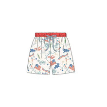 Load image into Gallery viewer, VINTAGE AMERICAN • boys swim trunks (flash)