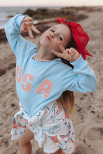 Load image into Gallery viewer, USA PATCHWORK • kids pullover (flash)