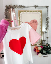 Load image into Gallery viewer, GINGHAM HEART • kids tee
