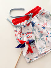 Load image into Gallery viewer, VINTAGE AMERICAN • boys swim trunks (flash)