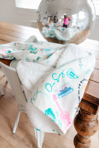 DEBUT • sherpa throw blanket (SALE)