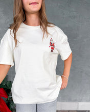 Load image into Gallery viewer, SANTA BELIEVE • embroidered tee (women's)