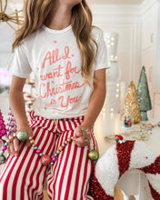 Load image into Gallery viewer, CANDY CANE • kids ankle pants