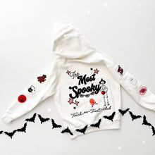 Load image into Gallery viewer, MOST SPOOKY • embroidered pullover hoodie (kids + youth)