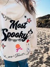 Load image into Gallery viewer, MOST SPOOKY • embroidered pullover hoodie (kids + youth)