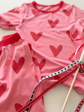 Load image into Gallery viewer, BIG LOVE • kids pjs (two-piece)(flash)