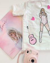 Load image into Gallery viewer, LOVER • SEQUIN TEE (women +kids) (SALE)