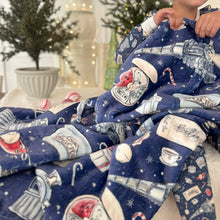Load image into Gallery viewer, CHRISTMAS TRAIN • sherpa blanket