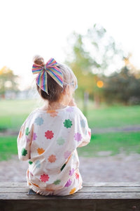 STARBURST DAISY • kids set (boxy tee + shorties) (flash)