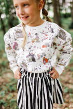 Load image into Gallery viewer, BEETLEJUICE STRIPES • twirl skirt (babies, kids + youth)