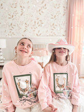 Load image into Gallery viewer, LUCKY • pullover (women + kids) PINK (flash)