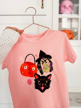 Load image into Gallery viewer, Vintage Halloween • tee (women + kids) lilac
