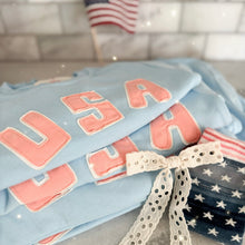 Load image into Gallery viewer, USA PATCHWORK • women's pullover (flash)