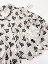 Load image into Gallery viewer, WINTER TREE • bamboo button down pj's (women) two-piece