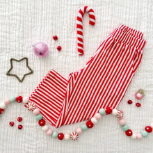 Load image into Gallery viewer, Candy Cane lounge pants (women + kids)
