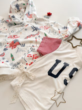 Load image into Gallery viewer, GINGHAM USA • kids tee (flash)