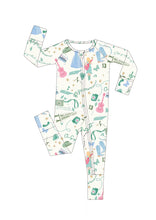 Load image into Gallery viewer, DEBUT • baby zipper pjs (one-piece) (EXTRAS ADDED)