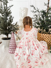 Load image into Gallery viewer, SANTA + BOWS• pajamas (baby, kids, youth)