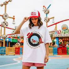 Load image into Gallery viewer, TIRE SWING • heavyweight tee (women + kids) (white)