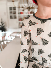 Load image into Gallery viewer, WINTER TREE • bamboo pajamas (baby, kids, youth)