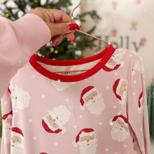Load image into Gallery viewer, HEY SANTA • pajamas (baby, kids, youth) PINK