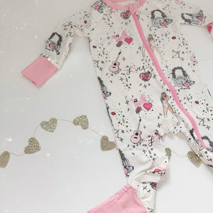 LOVER • bamboo kids long sleeve pjs (two-piece) EXTRAS LISTED