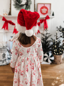 SANTA RIBBON • twirl dress