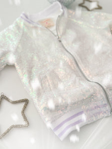 SPEAK NOW • sequin bomber jacket (SALE)