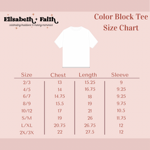 Load image into Gallery viewer, TAY STORY • color block tee (toddler/youth)