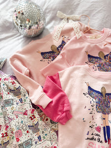 SHIMMER • color block pullover (women + kids) (SALE)