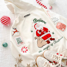 Load image into Gallery viewer, SANTA BELIEVE • embroidered pullover hoodie (women's)
