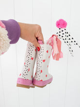 Load image into Gallery viewer, CONFETTI HEARTS • rain boots