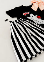 Load image into Gallery viewer, HALLOWEEN STRIPES • twirl skirt (babies, kids + youth)