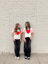 Load image into Gallery viewer, GINGHAM HEART • kids tee