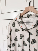 Load image into Gallery viewer, WINTER TREE • bamboo button down pj's (women) two-piece