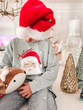 Load image into Gallery viewer, SANTA • kids pullover {sage}