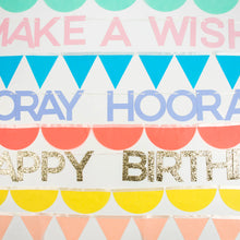 Load image into Gallery viewer, Rainbow Birthday Garlands by Meri Meri