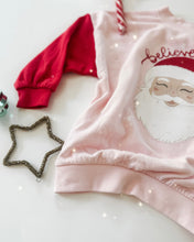 Load image into Gallery viewer, SANTA • color block pullover (women + kids)