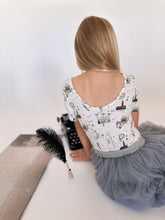 Load image into Gallery viewer, MIDI TULLE SKIRT • gray skies (flash)