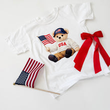 Load image into Gallery viewer, USA BEAR • women's heavyweight tee