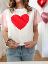 Load image into Gallery viewer, GINGHAM HEART • kids tee